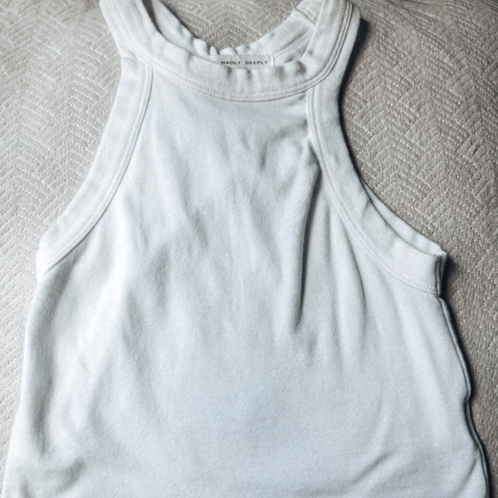 White Crop Top